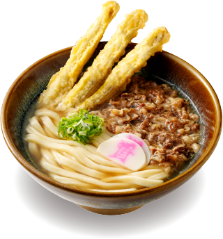 肉ごぼ天うどんimage