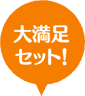 大満足セット！