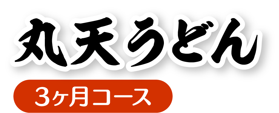 資さんうどんの「丸天うどん」定期便3ヶ月コース